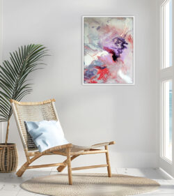 Winter's Veil Mixed Acrylic Paints on Canvas By artist Gary Barnett